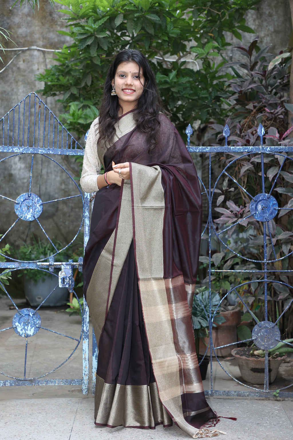 Narmada Lahar Maheshwari Saree