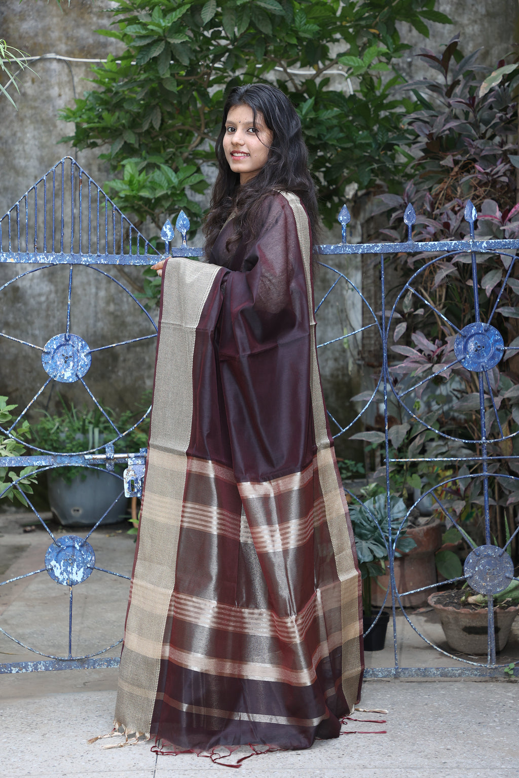 Narmada Lahar Maheshwari Saree