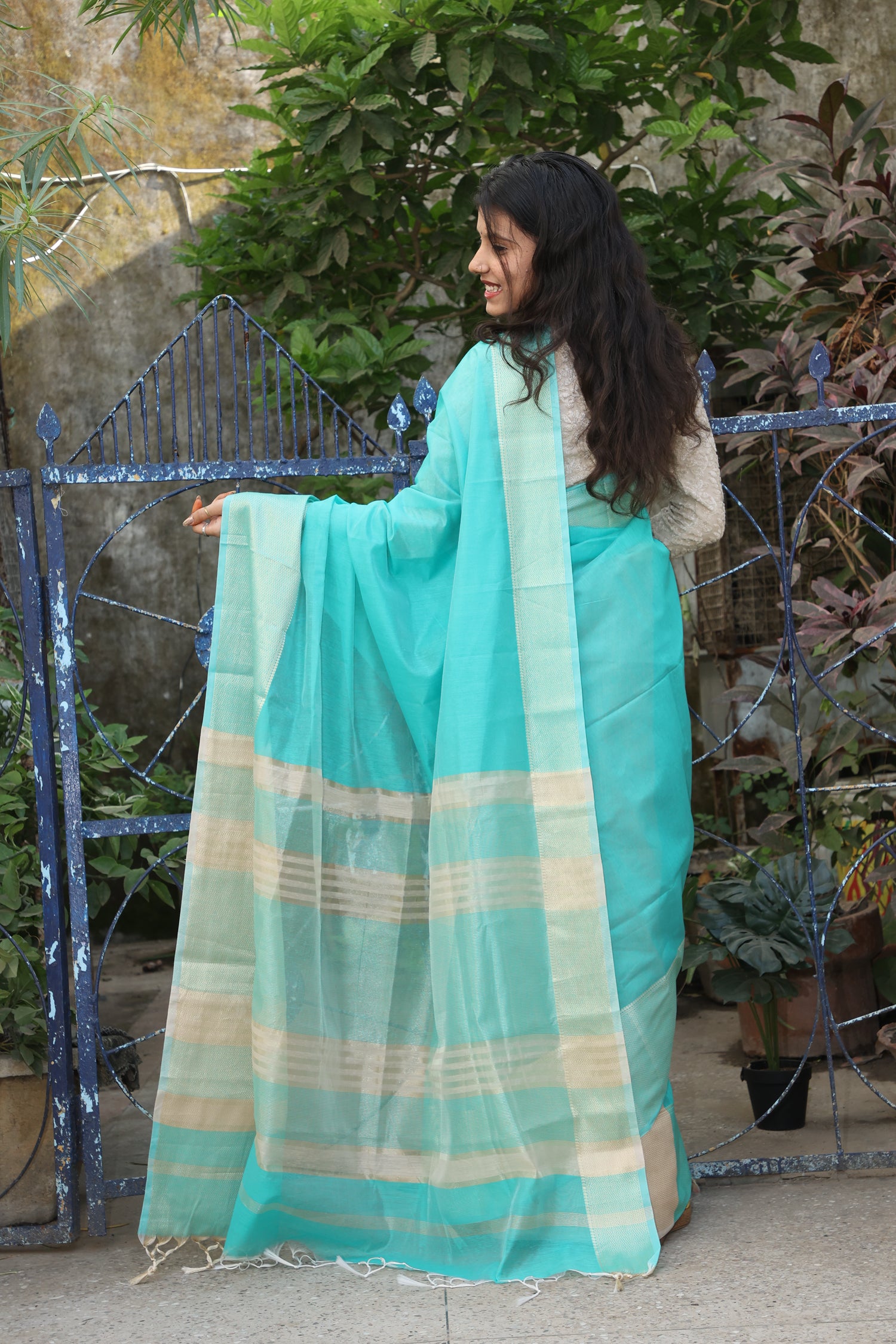 Narmada Lahar Maheshwari Saree