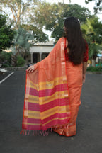 Traditional Checks Maheshwari Saree